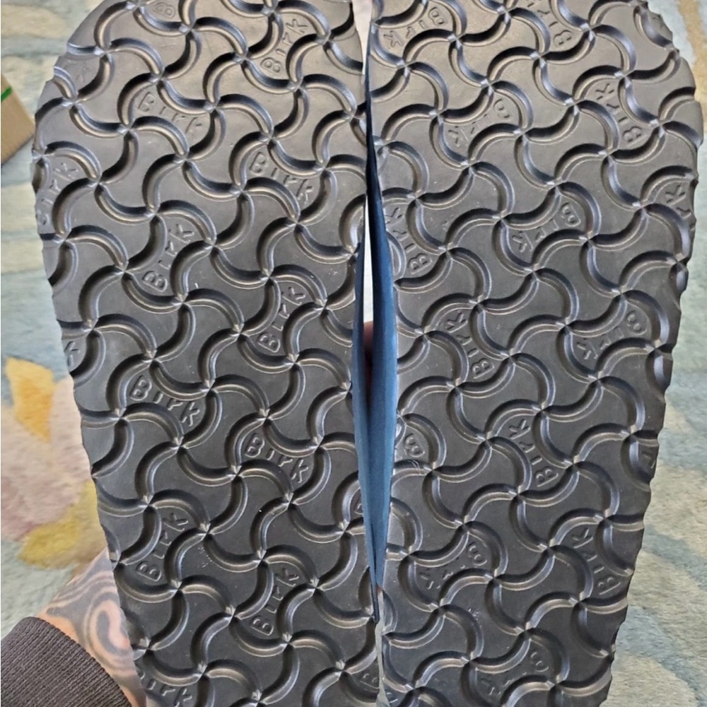 Birkenstock Blue Women's Birki Provence Size 7 NIB - Picture 7 of 10